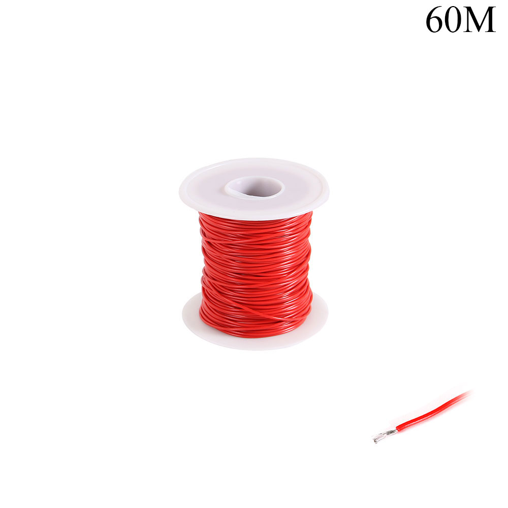 Single Core Copper Wire | 0.5mm x 60M | Red