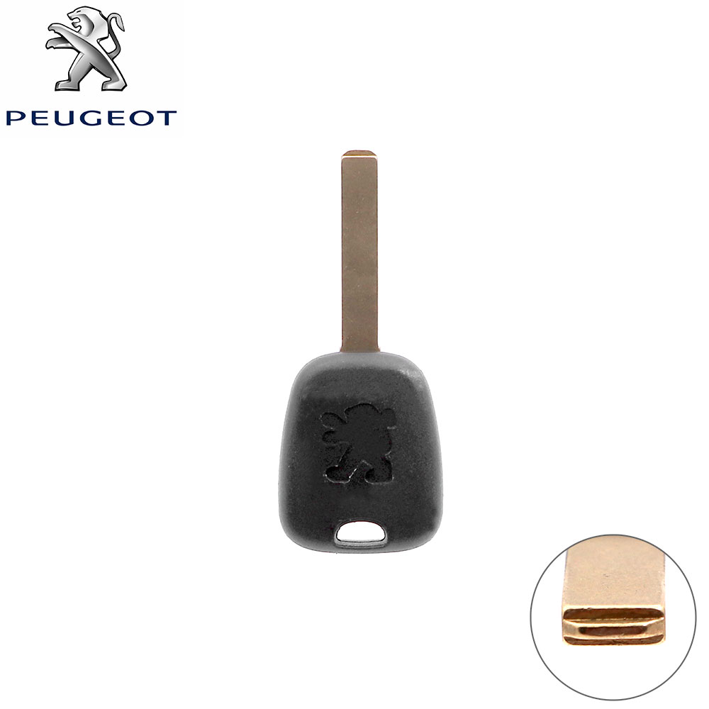 Car Key | Uncut Key Blade | Peugeot 1