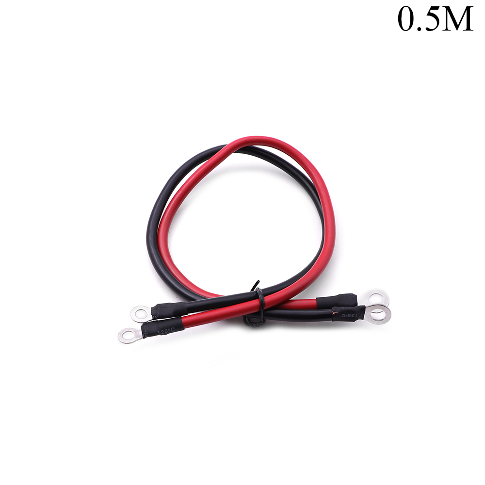 Battery Link Cable | 6mm | 0.5M | 2pcs Red & Black