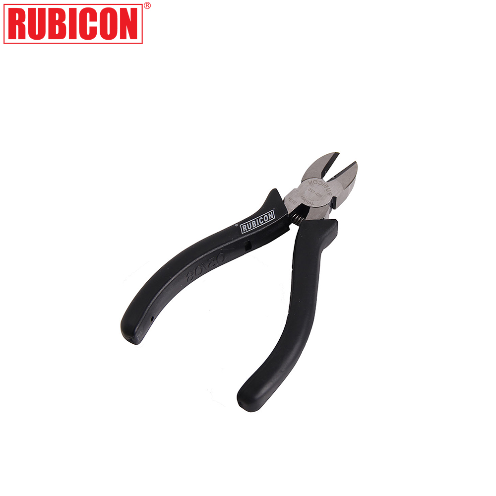Flat Blade Diagonal Cutter | Spring | 5" | Rubicon - RD-125