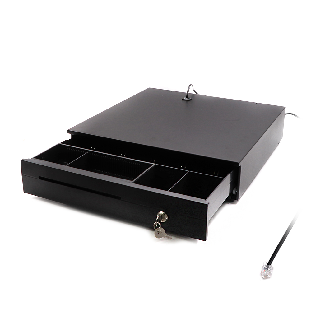 POS Drawer | 5-Bill | 5-Coin | RJ11 | 12V | Key-Lock | 420x405x85 | Black