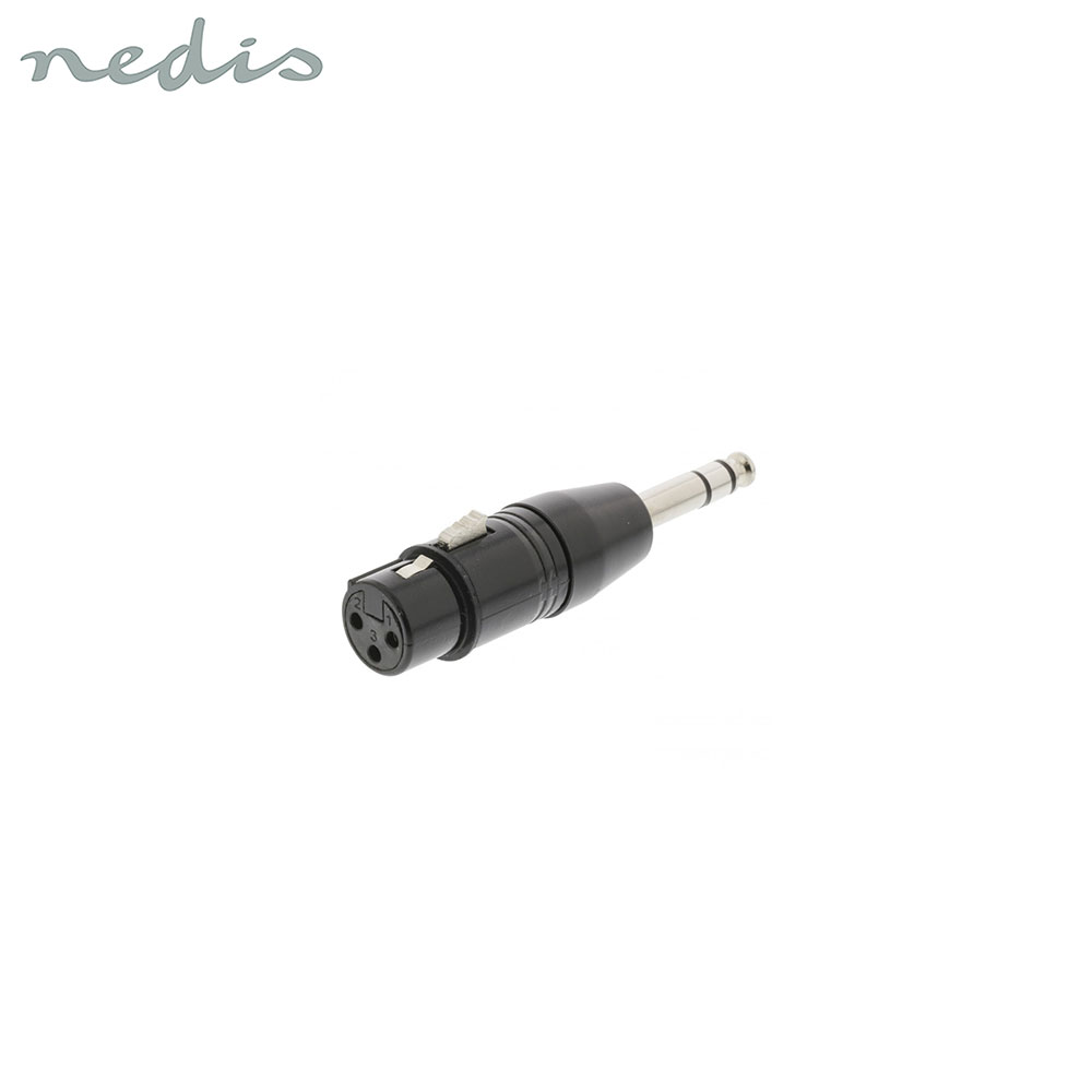 Audio Adapter | XLR 3-Pin | Female - Jack Stereo Male 6.3mm | Nedis