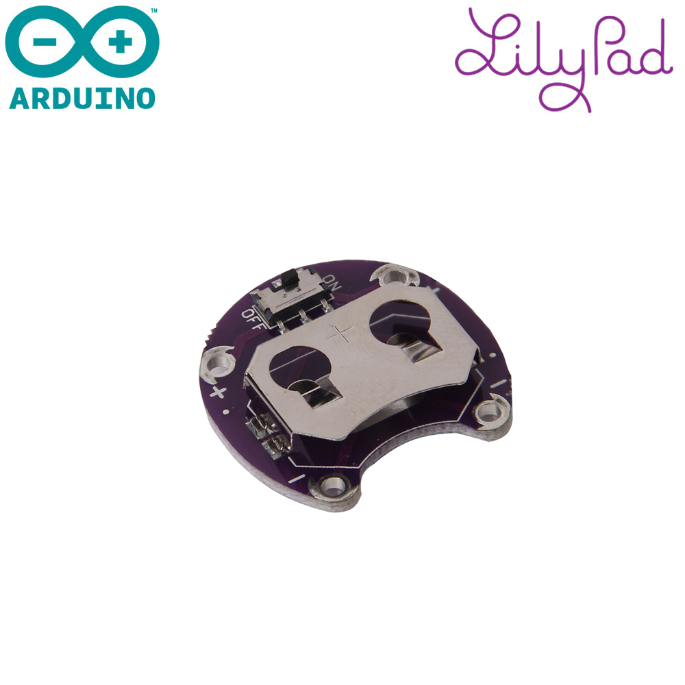 Wearable E-Textile LilyPad | Coin Cell Battery Holder
