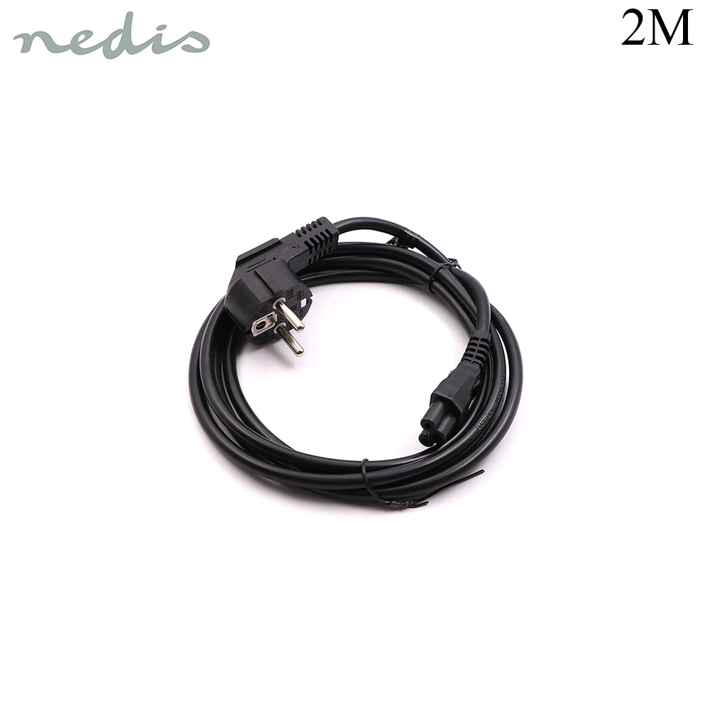 Power Cable | Schuko Plug - C5 | 3x0.75mm | 2M | Nedis