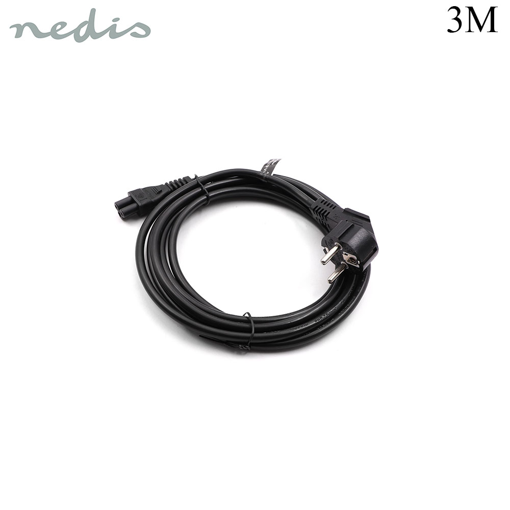 Power Cable | Schuko Plug - C5 | 3x0.75mm | 3M | Nedis