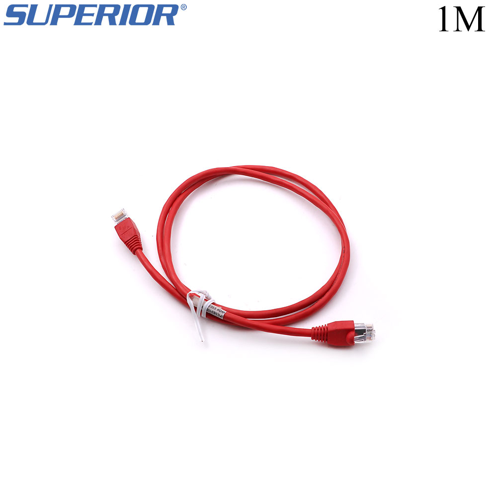 Patch Cord | CAT5e | UTP | 1M | Red | Superior