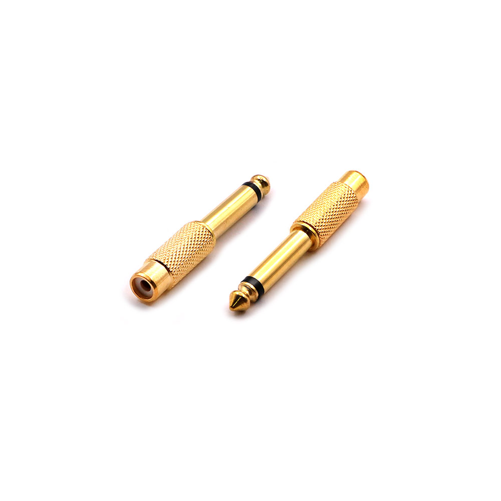 Audio Adapter | Jack Mono | Male - RCA Female | Gold