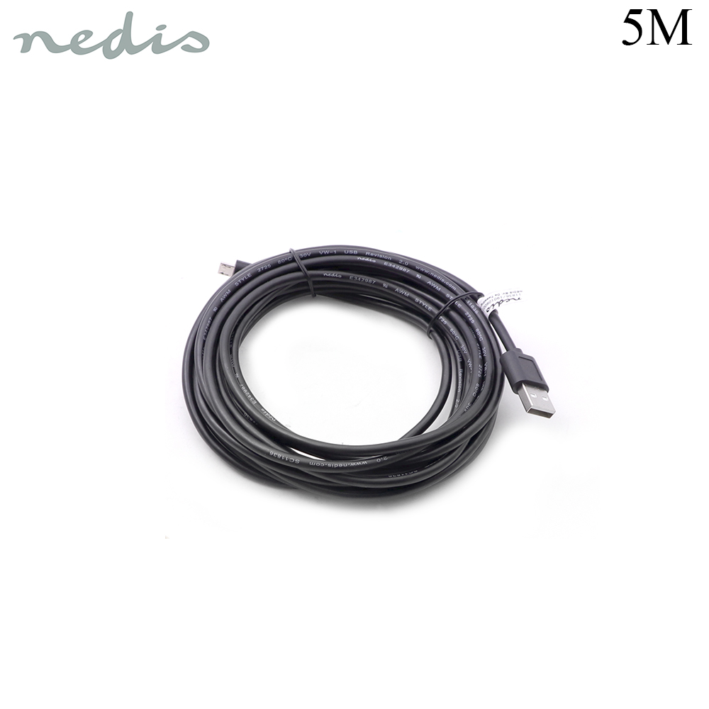 Data Cable | USB 2.0 Male - Micro USB Male | 5M