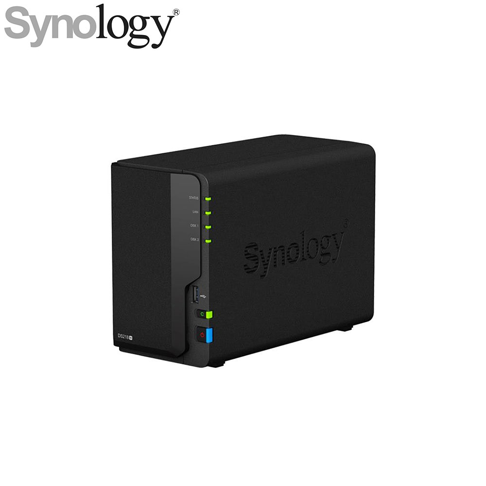 NAS Synology | Intel Celeron | 2.5GHz | 2x6GB DDR 3L | 12BAY | DS218+