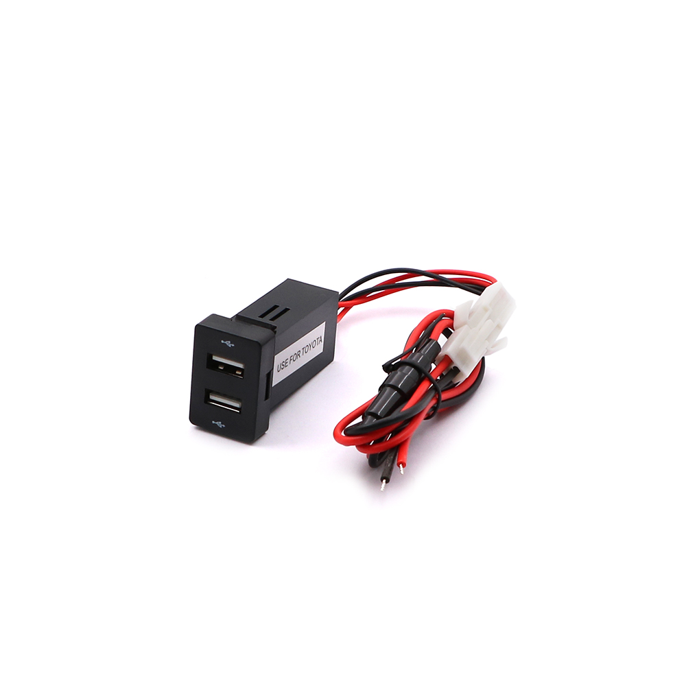 USB Socket Adapter | Dual Port | Toyota Yaris | 2.1A