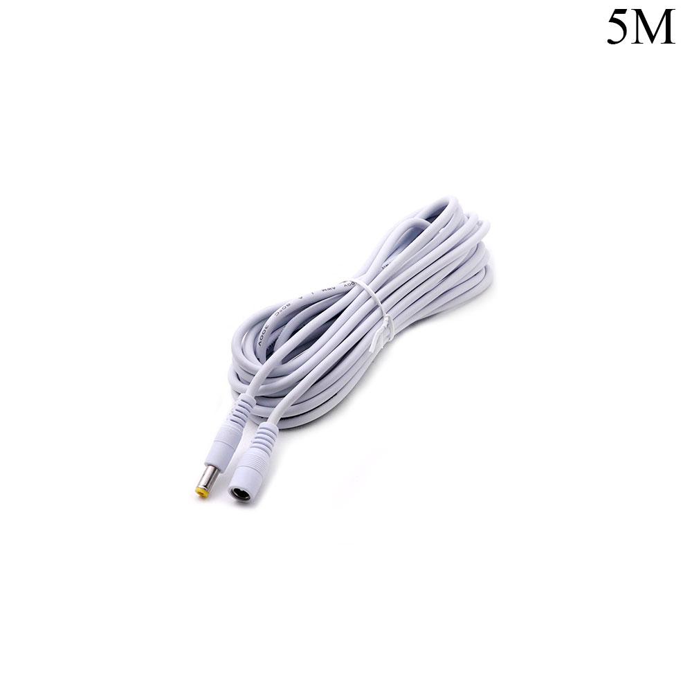 Power Cable | DC | Male - Female 5.5x2.1mm | 5M