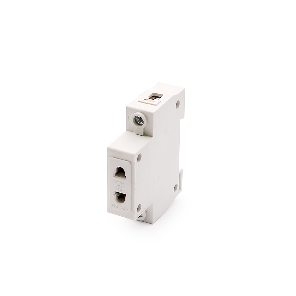 Power Connector | AC | 2-Pin EU & US | Female | Din Rail Mount