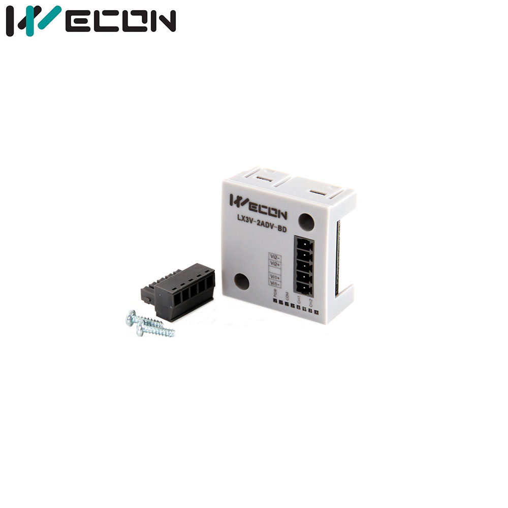PLC | Extension | 2x Analog Input 0-10V | LX3V-2ADV-BD | Wecon