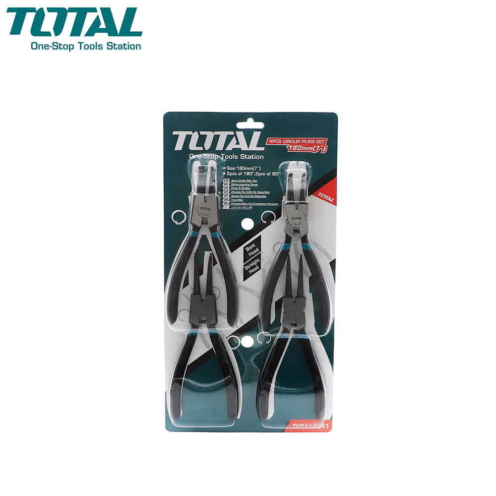 Plier | Internal & External Snap Ring | 7" | 4pcs | Total
