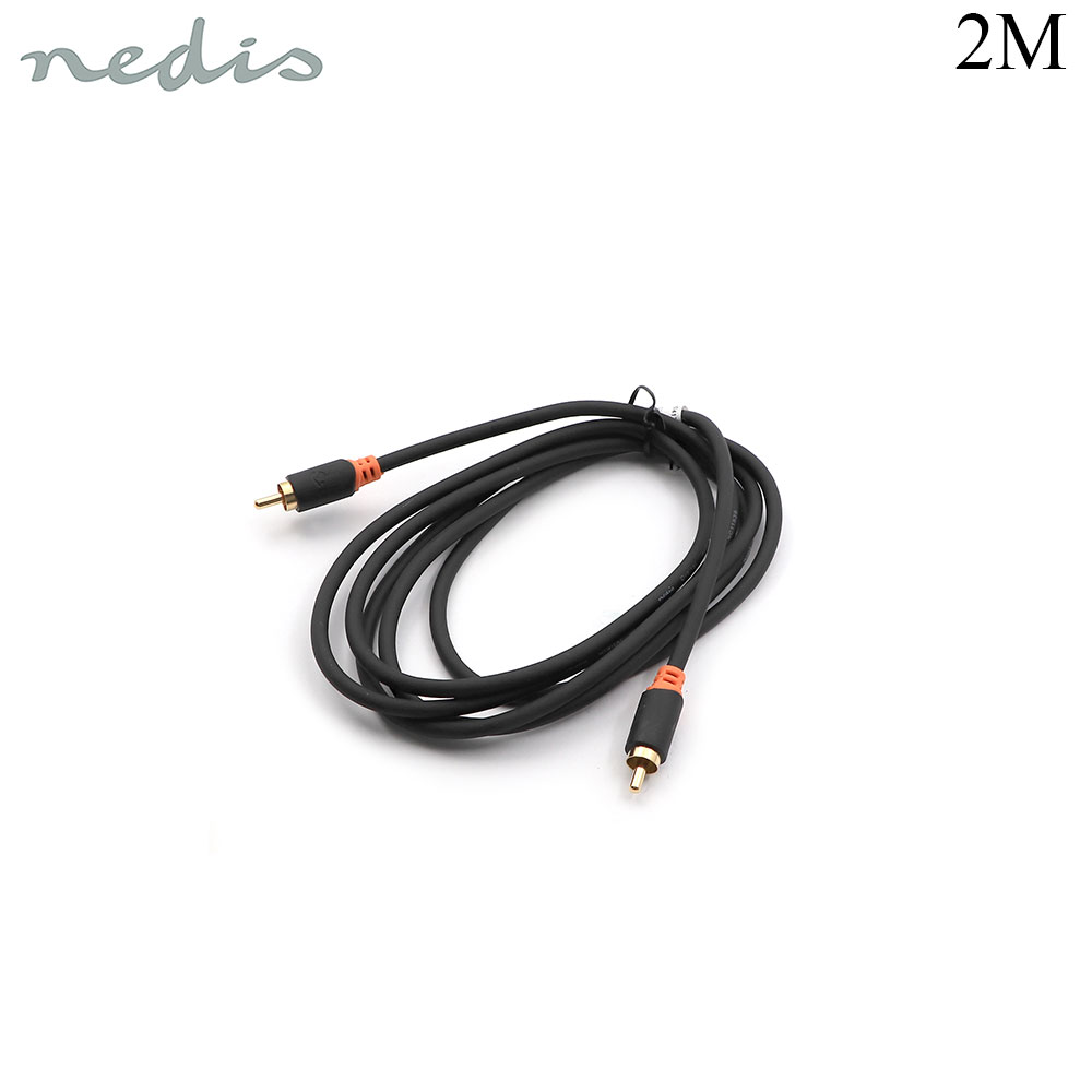 Video Cable | RCA | Male - Male | Gold | 2M | Nedis