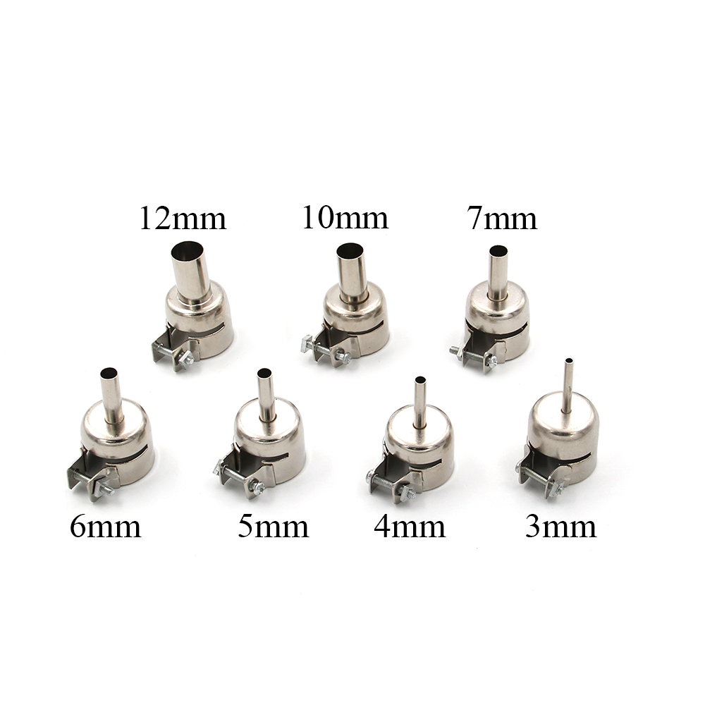 Hot Air Gun Nozzle Set | Round | 7pcs