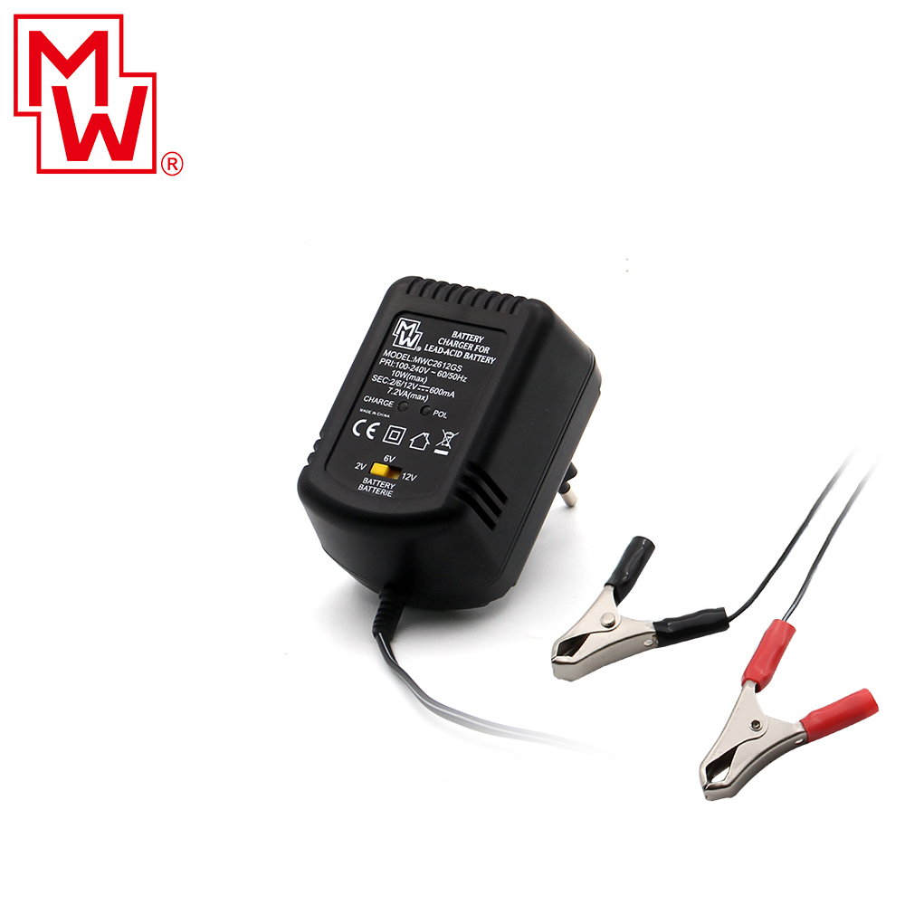 Charger Battery | Lead Acid | Automatic | 2 & 6 & 12V 0.6A | MW