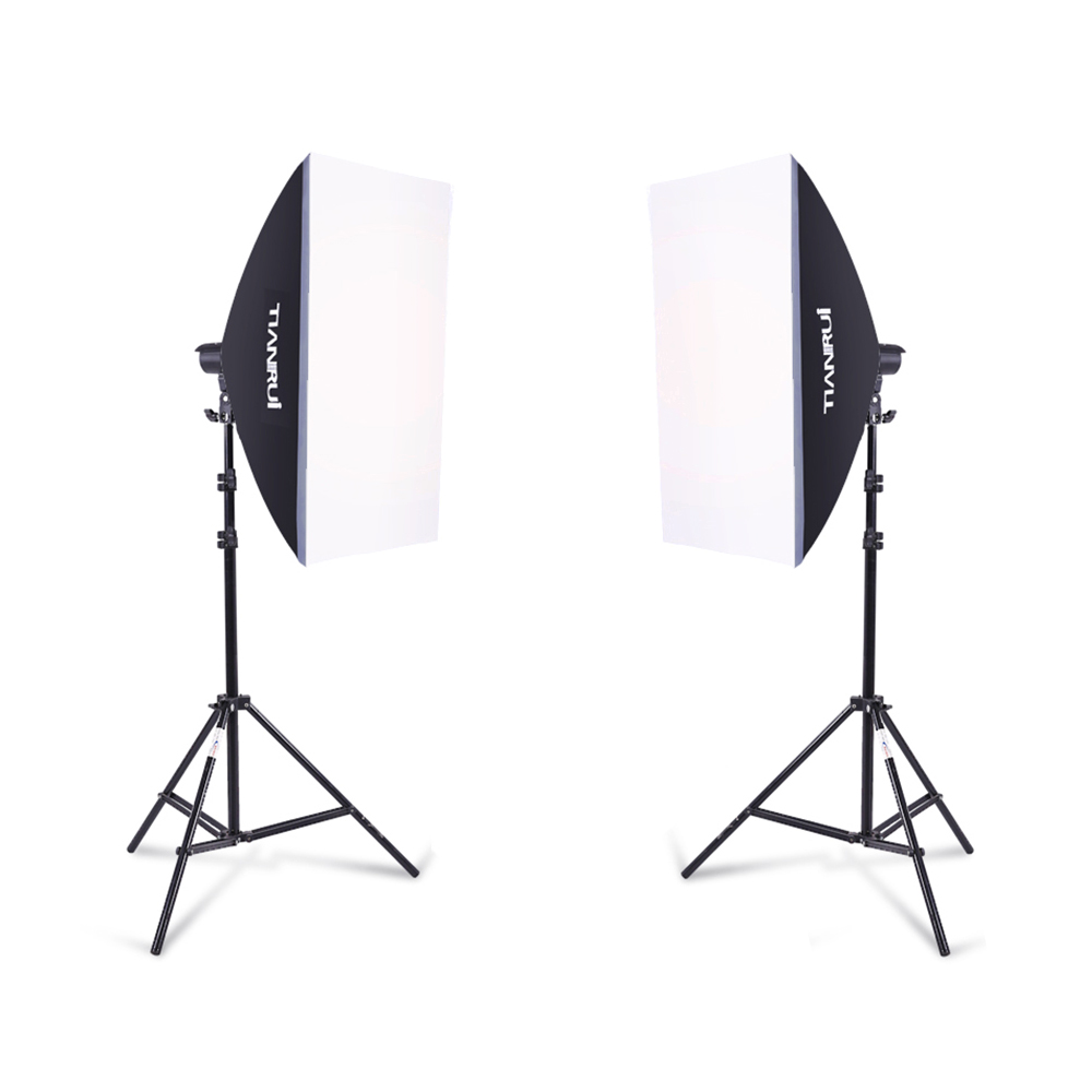 Photography Soft Box | 2x Reflector & LED E27 65W & Tripod 