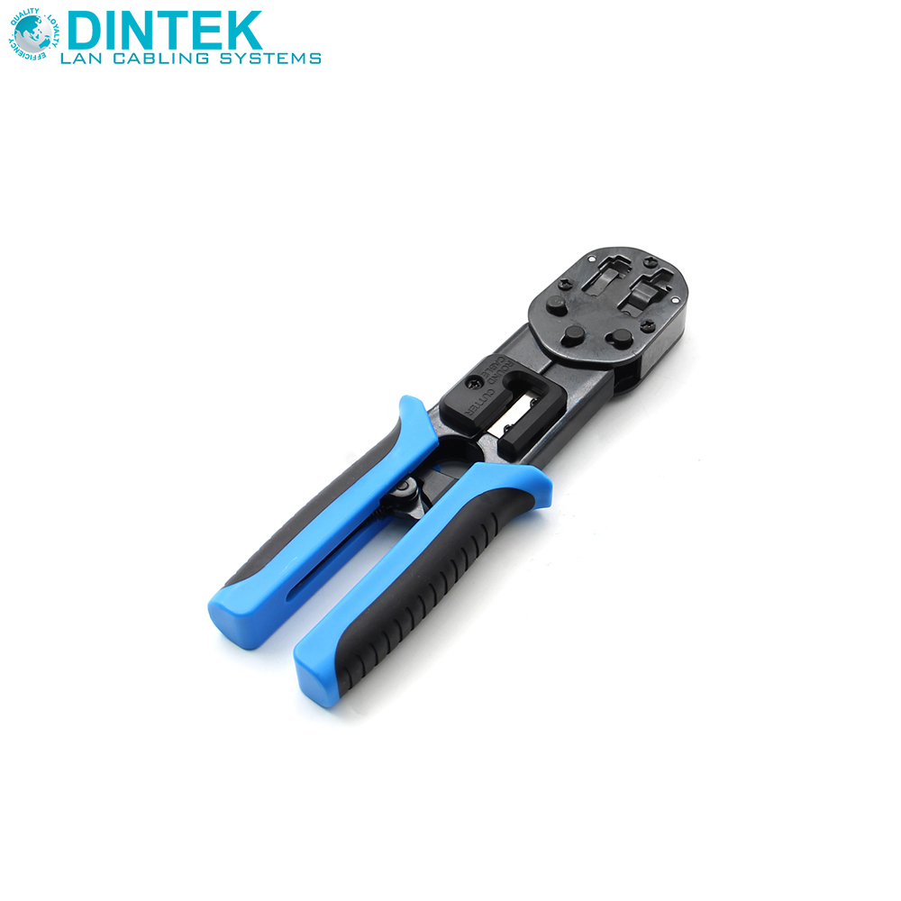 Network Tools | Crimper | 6-8-Pin | Feedthrough | Dintek