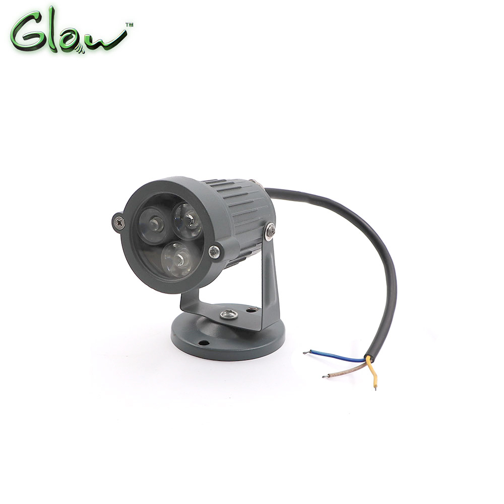 Exterior LED Light | Spike | 220V AC | 3W | Red | Rotatable | Glow