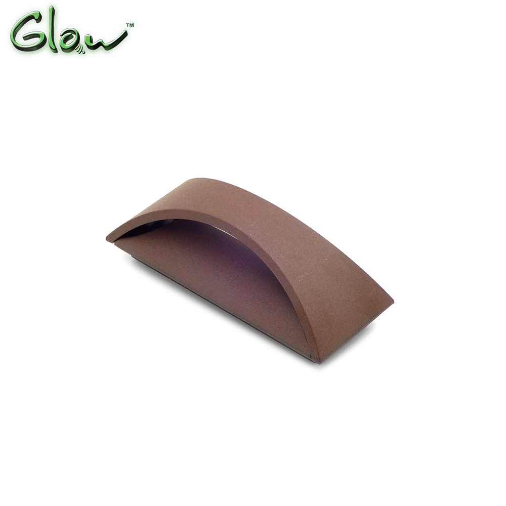 LED Light Wall Indirect | Rectangle | 220V AC 8W | Warm White | Brown Frame | Glow