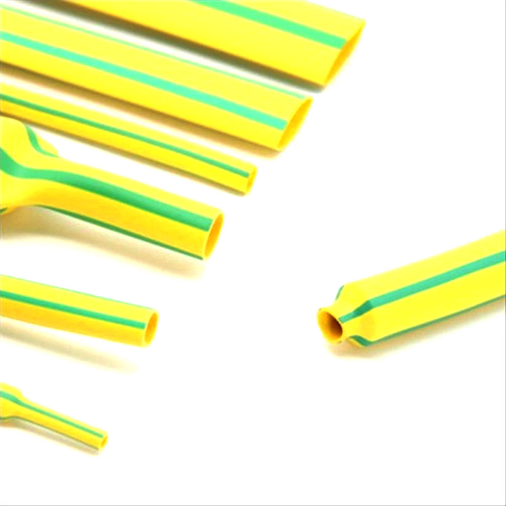 Heat Shrink Tube | Earth | 5mm | Yellow & Green