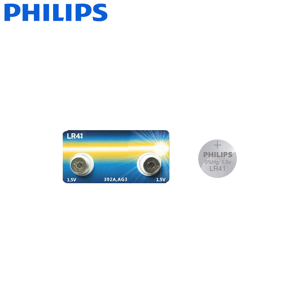 Alkaline Coin Battery | AG3 1.5V | 2pcs | Philips