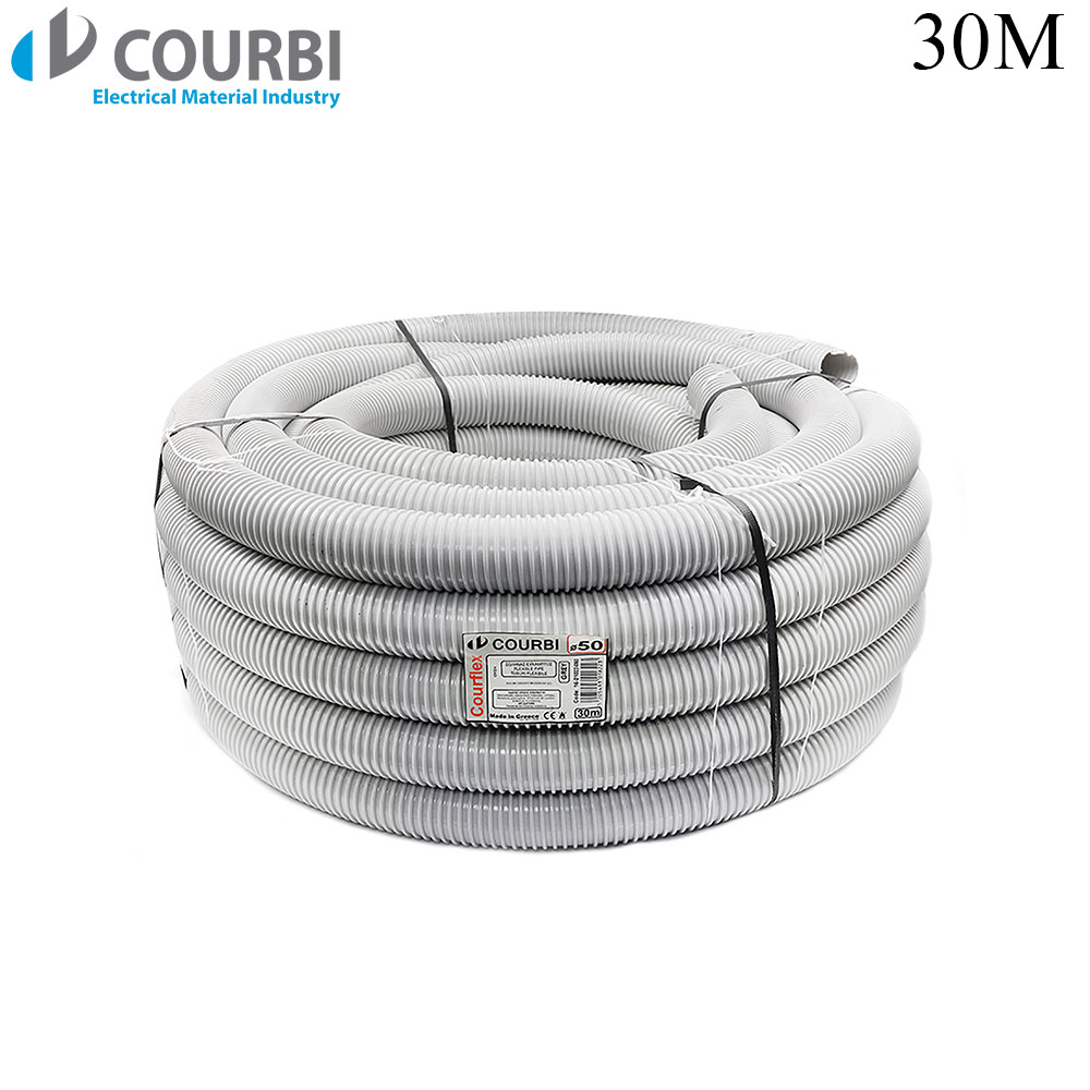 Cable Organizer | Flexible Spiral Tube | 50mm | 30M | Gray | Courbi