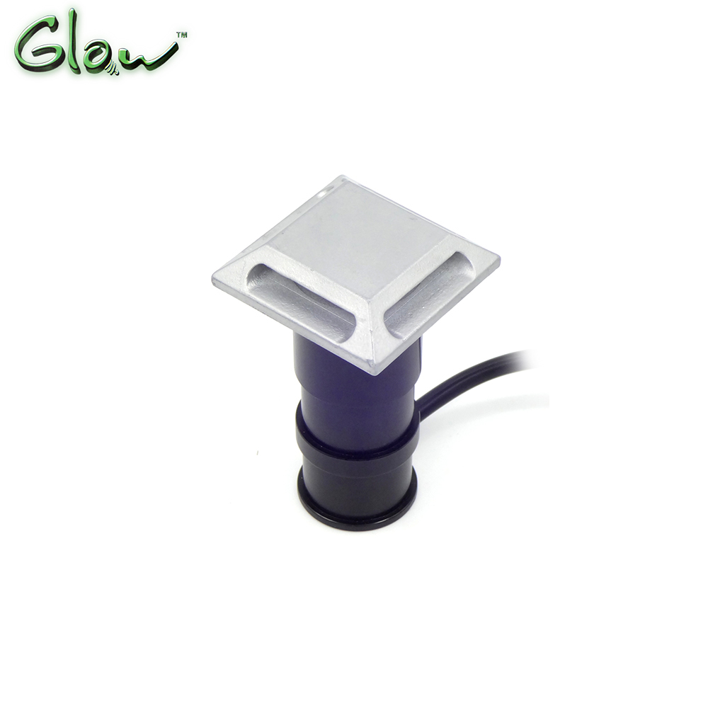 LED Light Underground | Square | 220V AC 3W | Warm White | Up Light | Glow