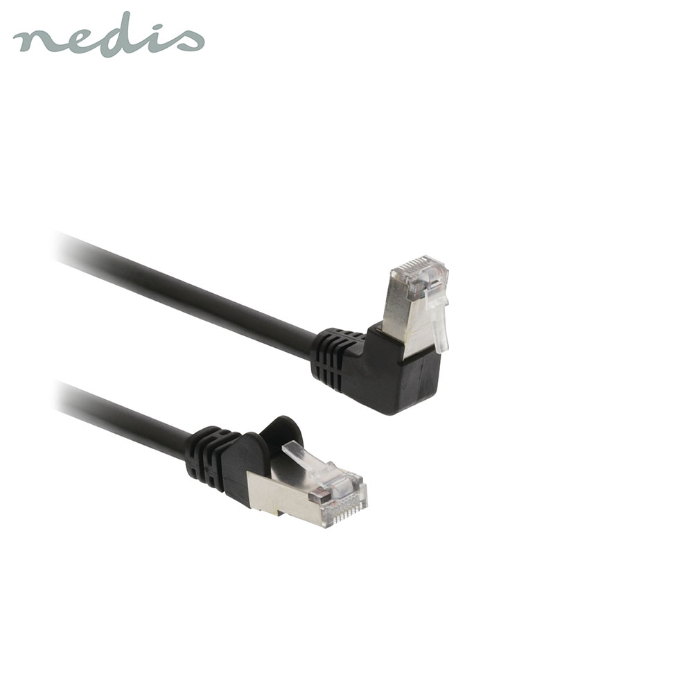 Patch Cord | CAT5e | STP | 0.5M | 90 Degree | Nedis