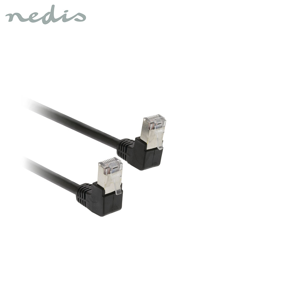 Patch Cord | CAT5e | STP | 0.5M | Both Side 90 Degree | Nedis