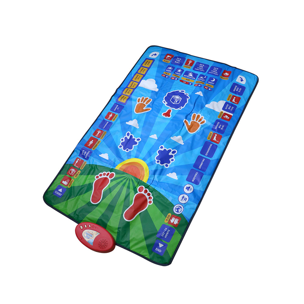 Islamic | Prayer Rug | Kid | Salah Educational | Interactive Mat | 110x70cm