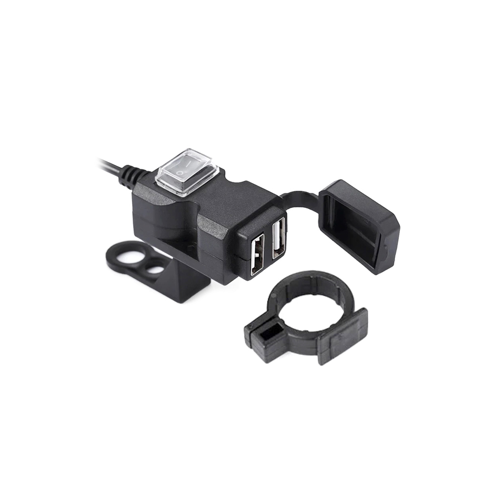 USB Socket Adapter | Dual Port | Motorcycle | 1A