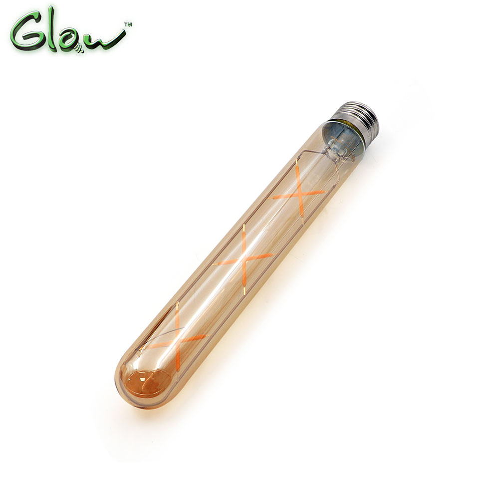 LED Retro Bulb | Tubular Straight | E27 | Warm White | Glow