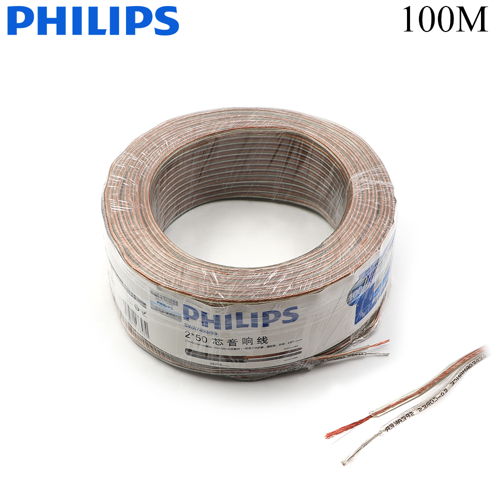 Speaker Cable | 2x0.5mm | 100M | Philips