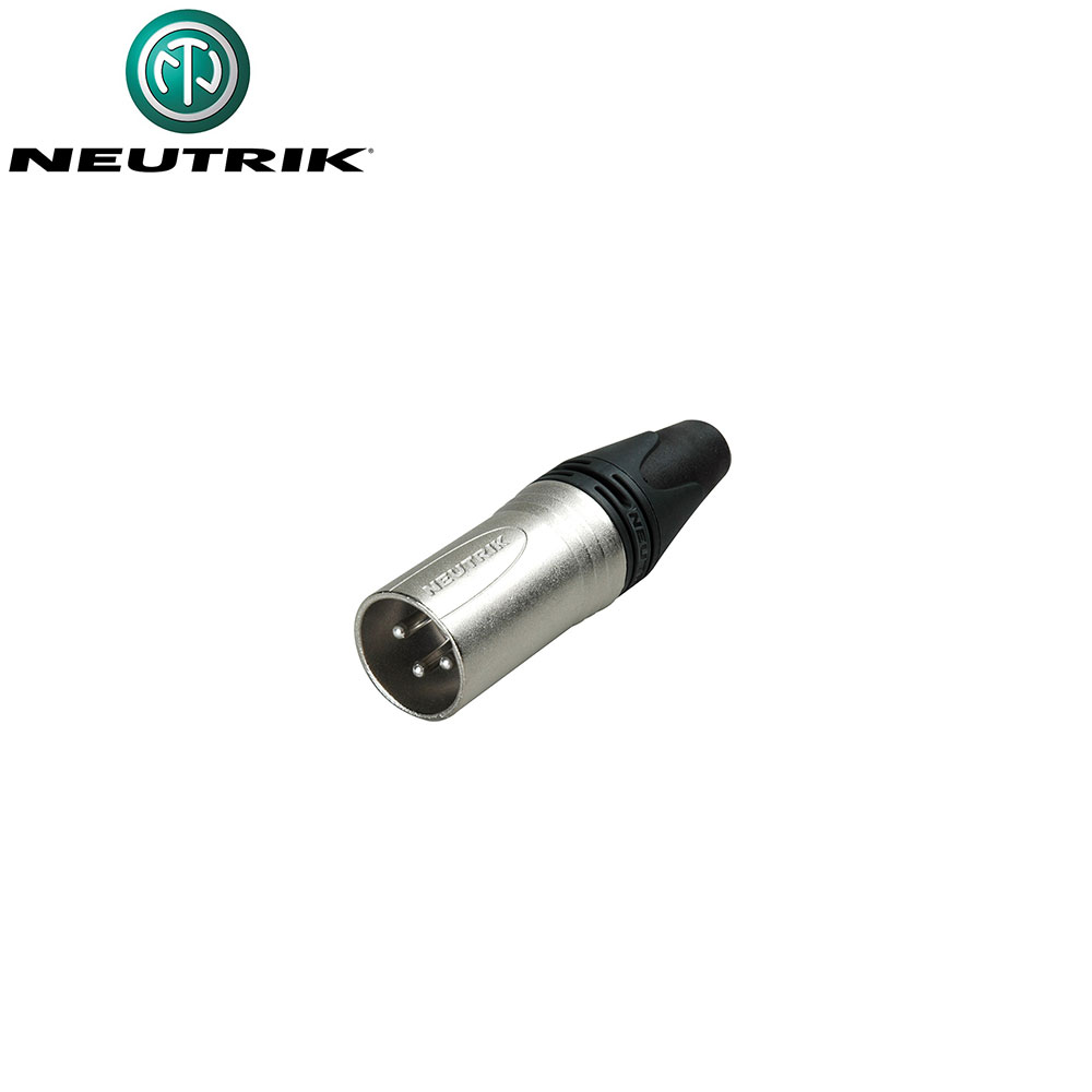 Audio Connector | XLR 3-Pin Male | Metal | Cable Mount | Neutrik