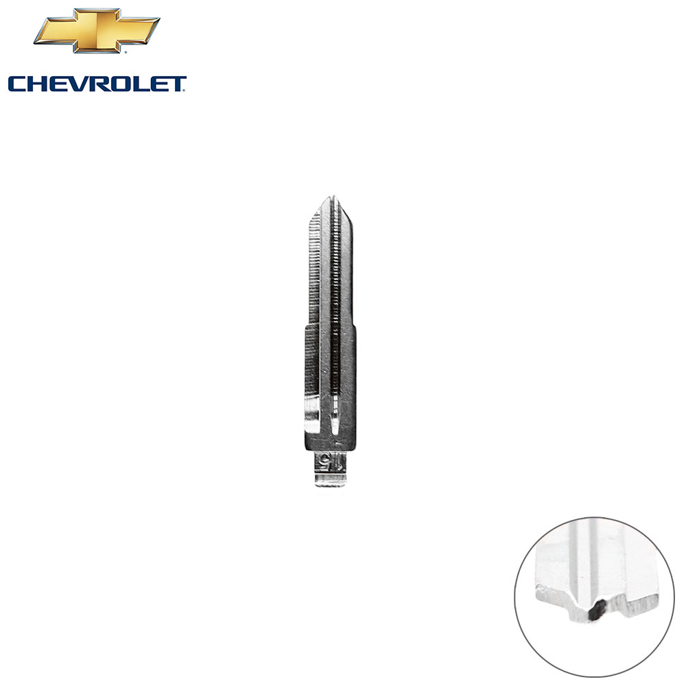 Car Key | Uncut Key Blade | Chevrolet 22