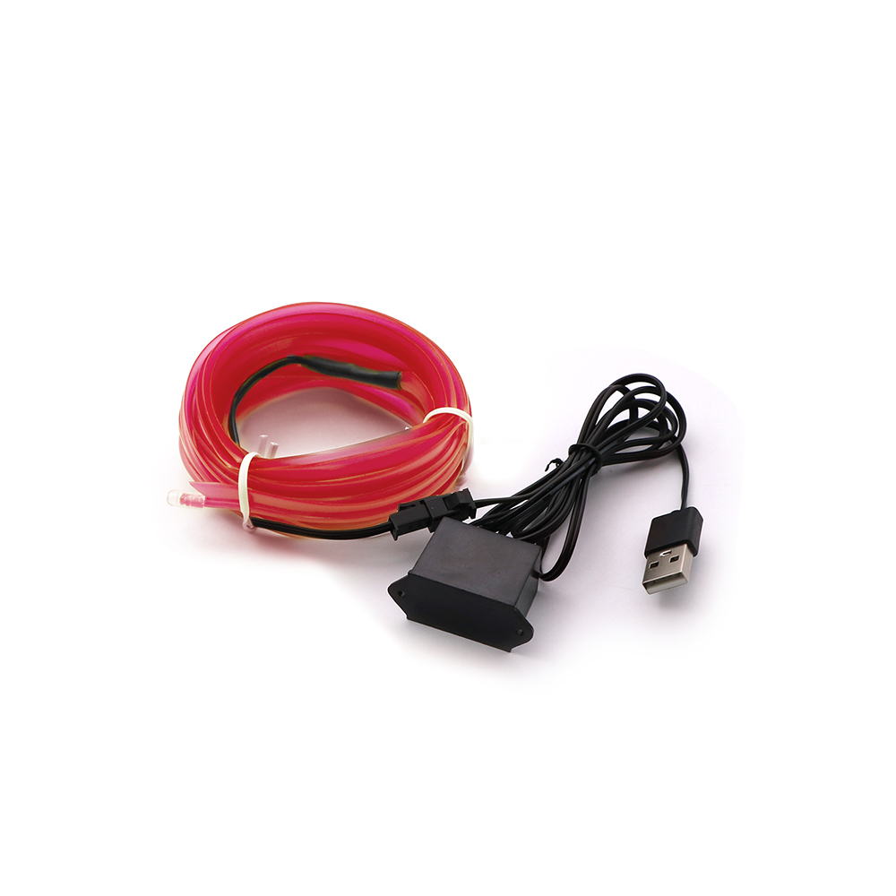 Car Decorative Light | EL Wire | 3m | Pink