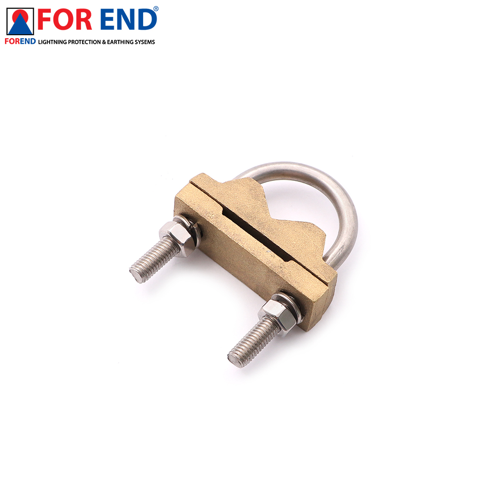 Lightning System | Brass Bolt Clamp | Type E 50-120mm