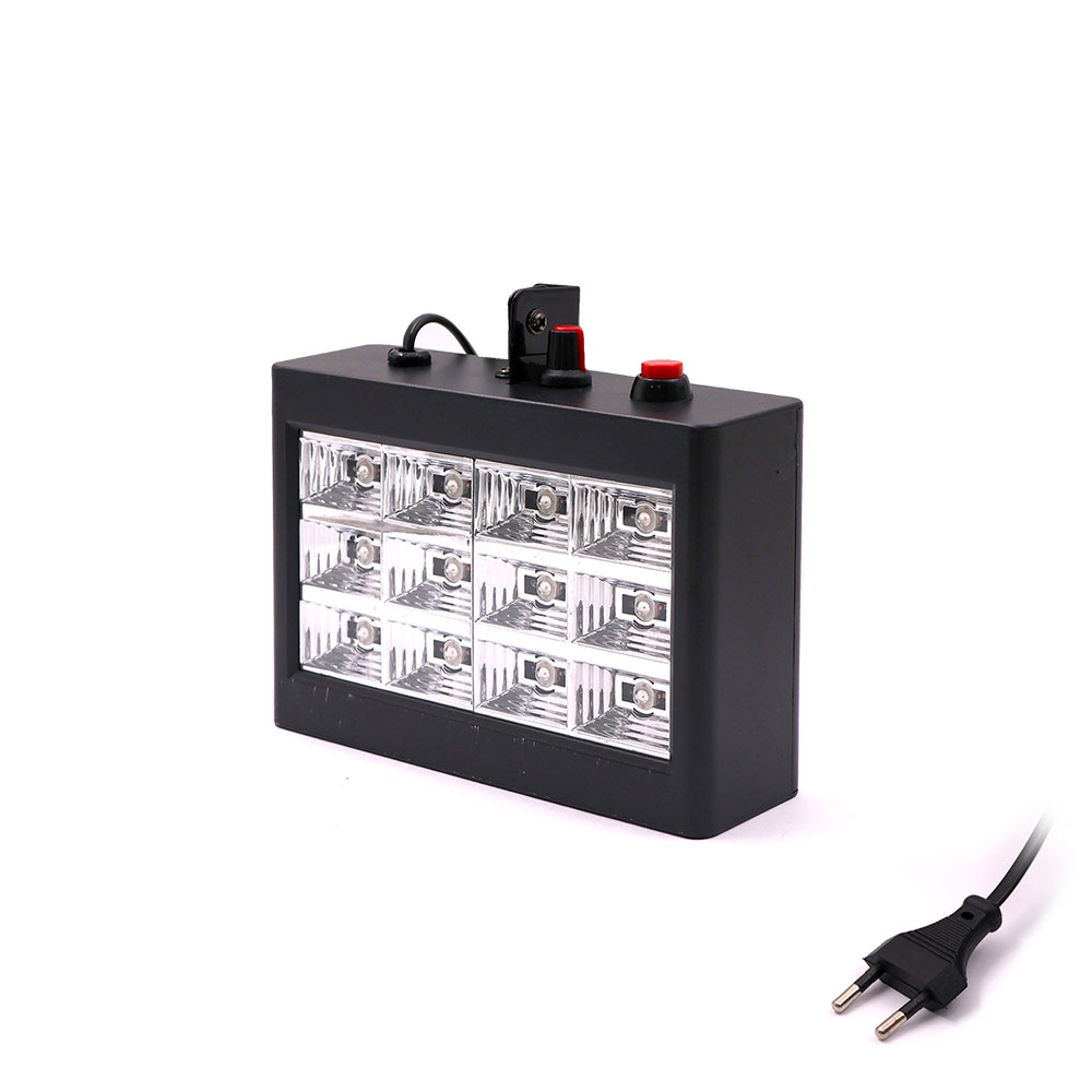 Flasher | 220V AC 12W | 12x LED | Strobe | Mix