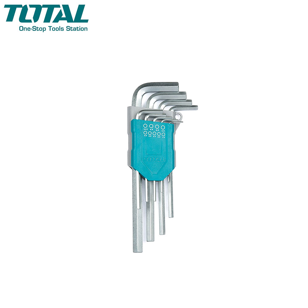 Hex Key Set | L-Shape | Metric Size | Cr-V | 9pcs | Total