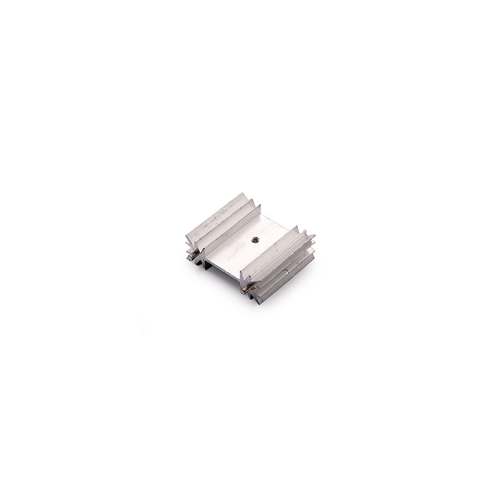 Heat Sink | 35x30mm | SOT-93 Radial Fins | White
