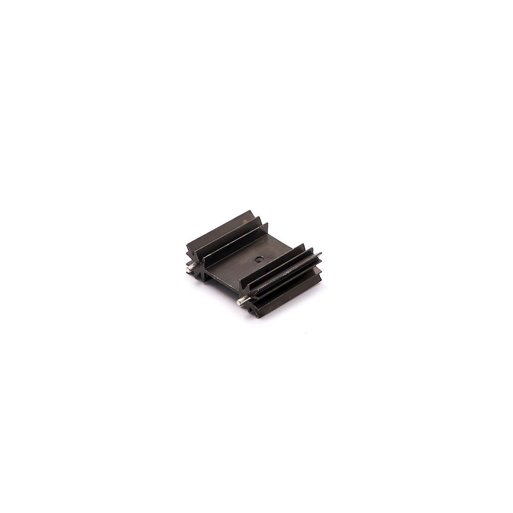 Heat Sink | 35x30mm | SOT-93 Radial Fins | Black