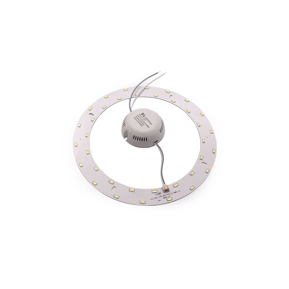 Aluminum PCB LED Module | Round | 220V AC 18W | 36x LED | White
