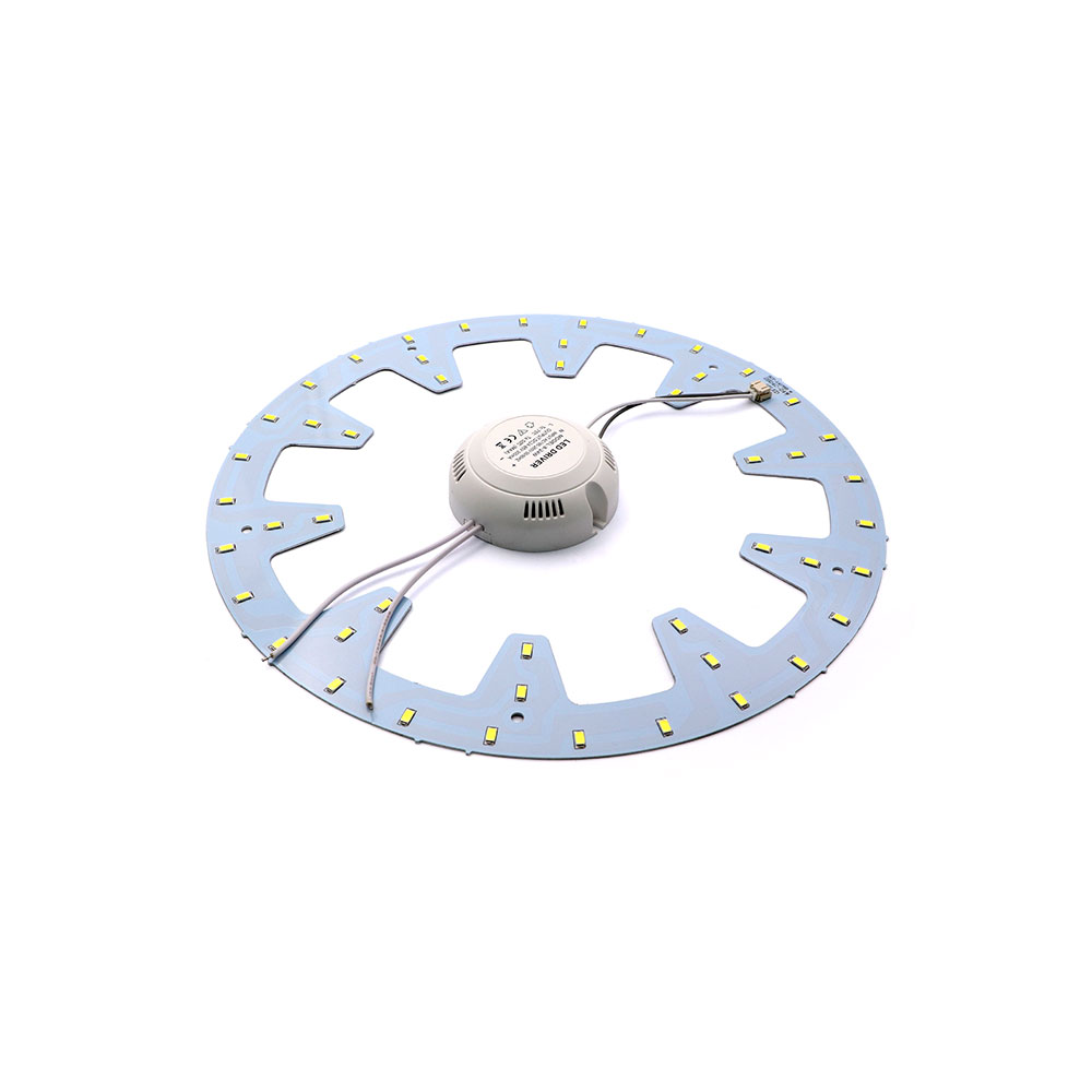 Aluminum PCB LED Module | Round | 220V AC 24W | 48x LED | White