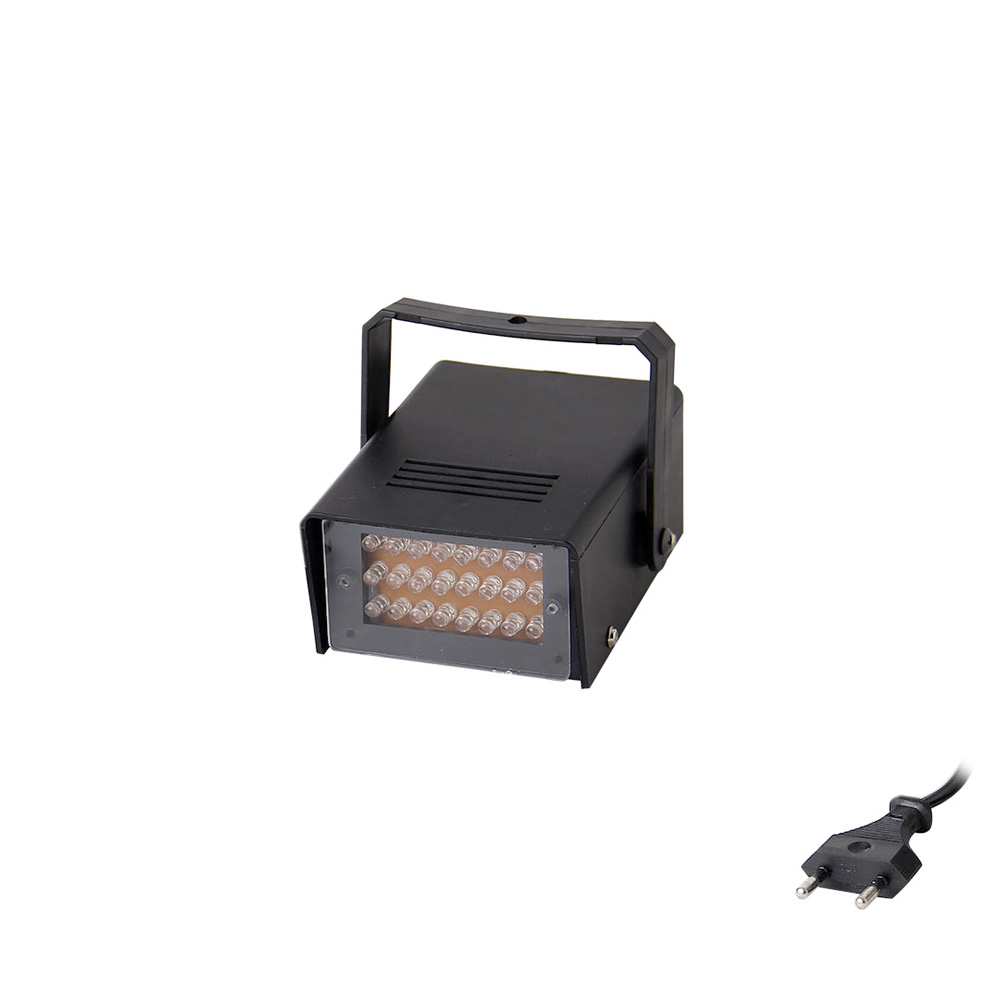 Flasher | 220V AC 3W | 54x LED | Strobe | Blue