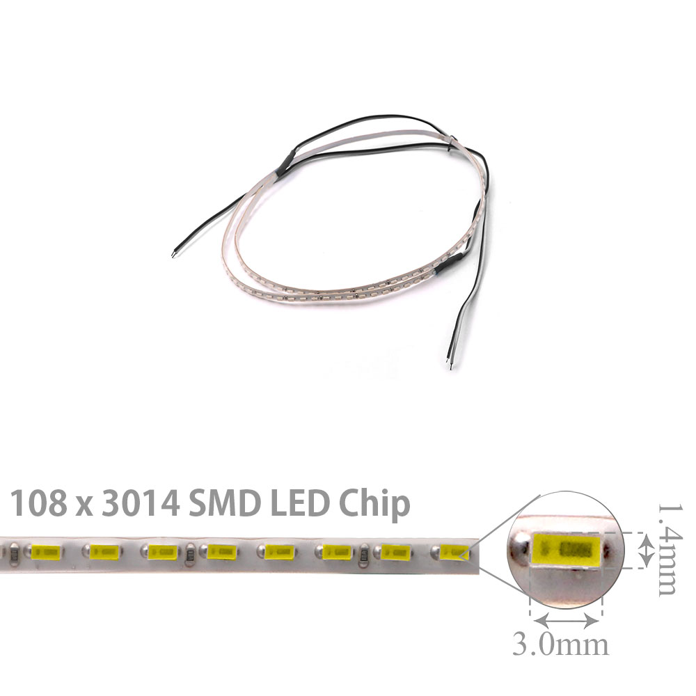 LED Strip Outdoor | 12V DC 38W | 3014 | White | 108x LED | 60cm