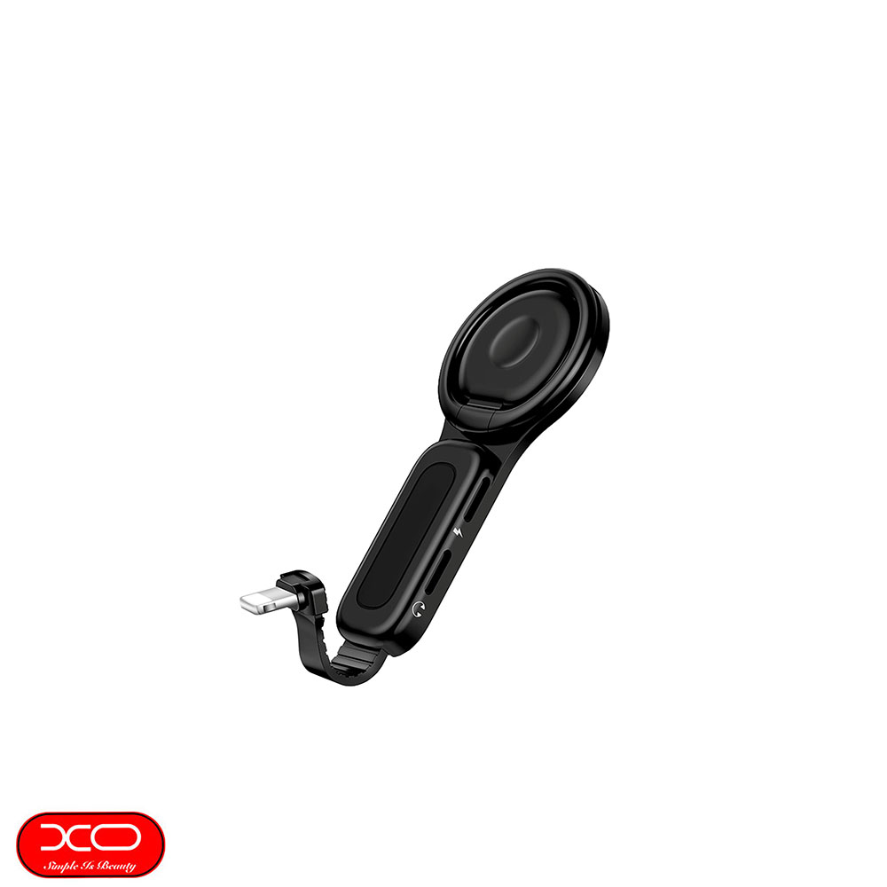 Mobile Cable | Gaming | Data & Audio & Charging | Dual Lightning Adapter | Ring Bracket Phone Holder