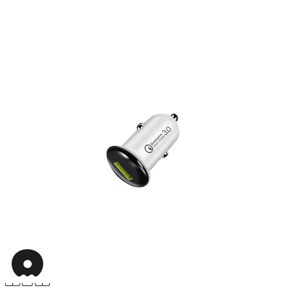 Car Charge | 1x USB Port | Input 12 & 24V | Lightning Cable | WUW T22