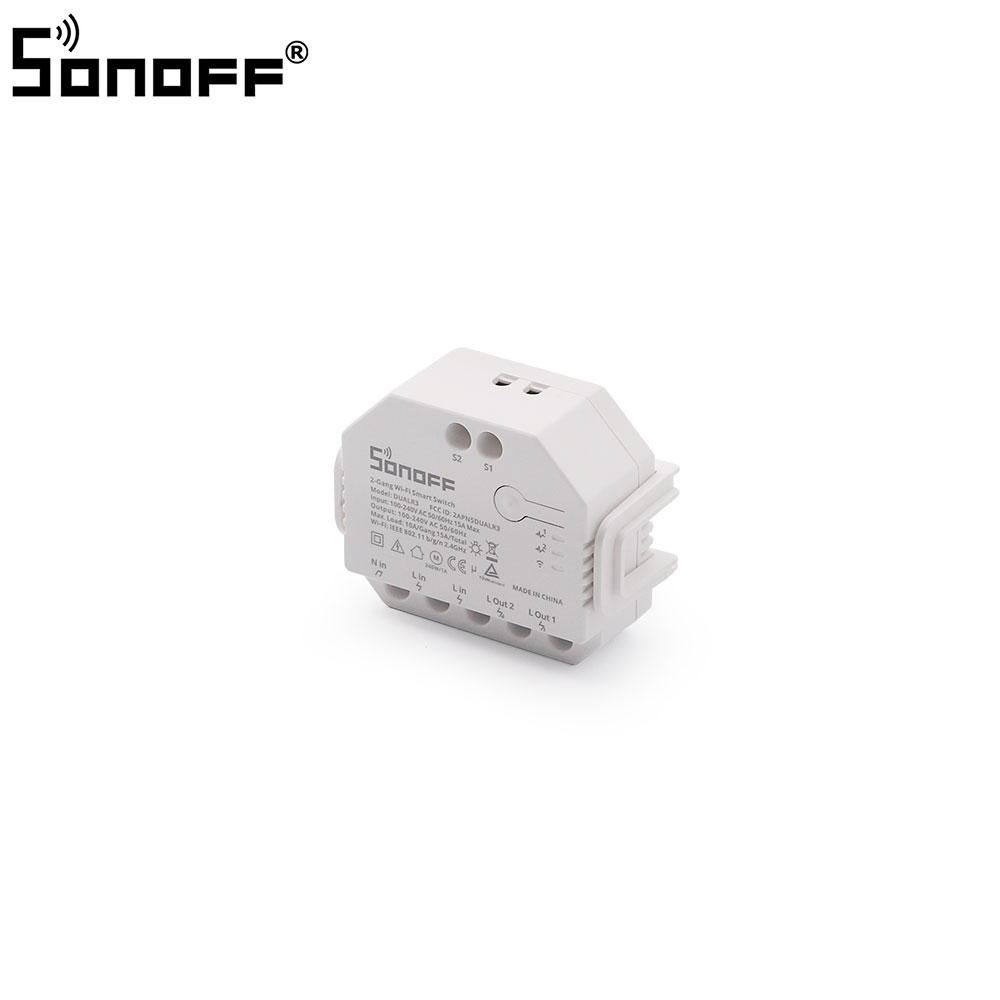 IoT Smart | WiFi Switch | 2-Gang | 220V| 15A | Sonoff